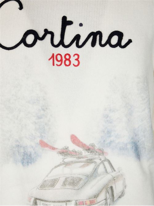 maglia uomo girocollo Cortina MC2 SAINT BARTH | HERON PRINT0389I